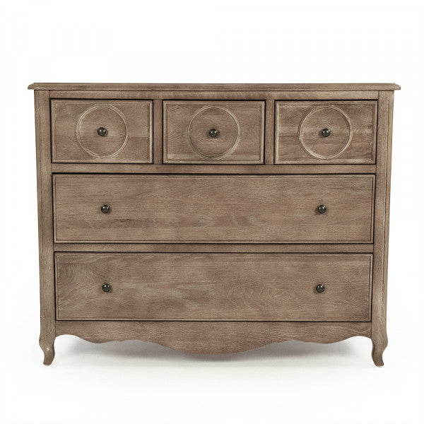 Zentique Edward Dresser Limed Grey Oak