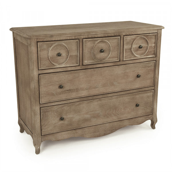 Zentique Edward Dresser Limed Grey Oak