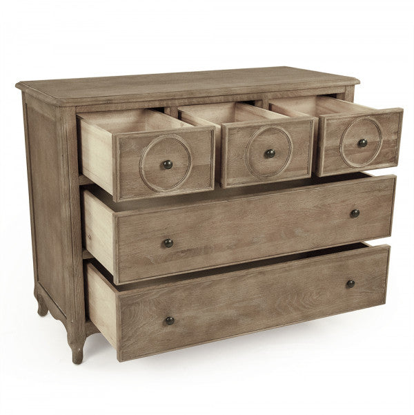 Zentique Edward Dresser Limed Grey Oak
