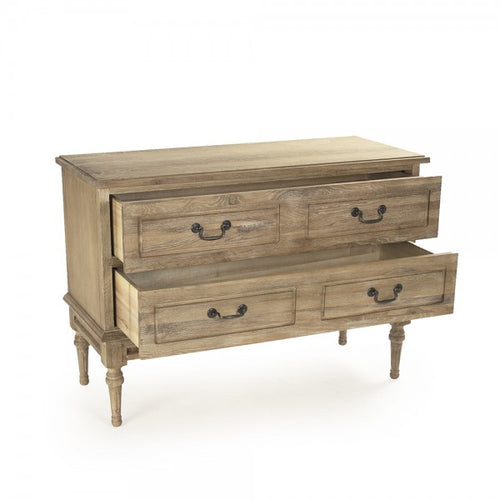 Zentique L'angley Chest Limed Grey Oak