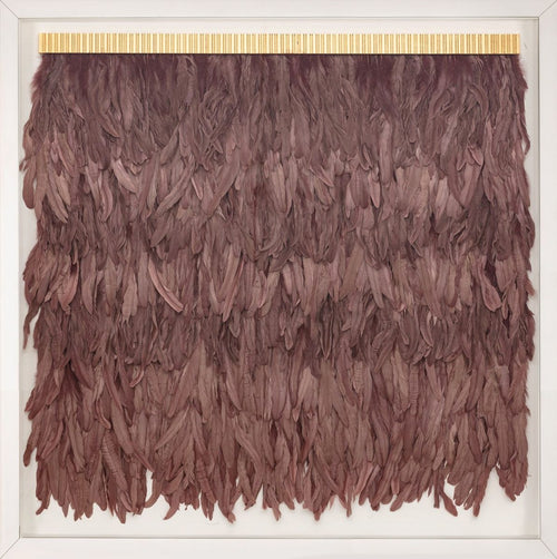 Natural Curiosities Icarus Collection, Mauve Feathers