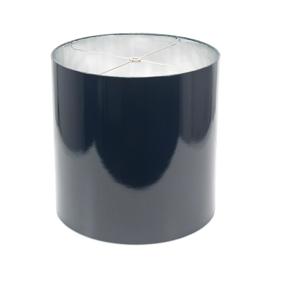 Couture Lamps 13x13x13"H Naval Lacquer Shade With Silver Lining