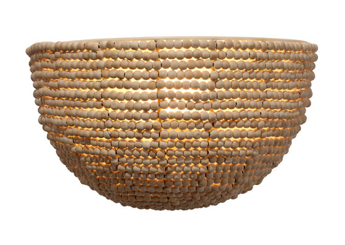 Jamie Young Barnacle Beaded Demi Lune Sconce