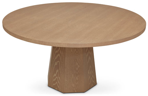 Kaia Round Dining Table in Putty Gray by Urbia Imports