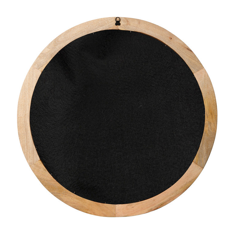 Jamie Young Relief Carved Round Mirror