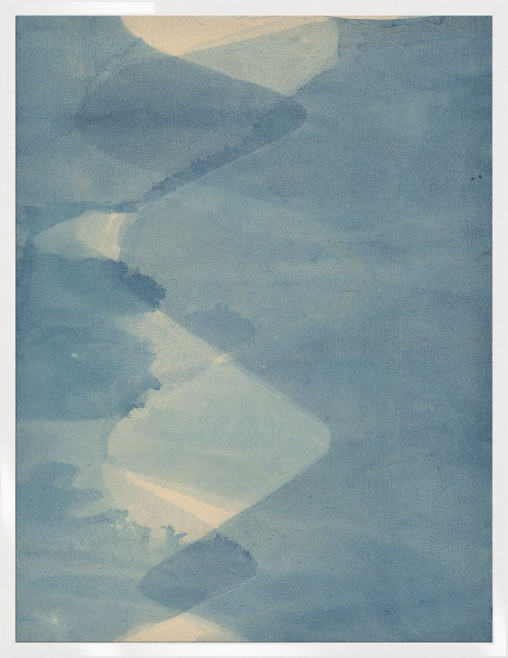 Natural Curiosities Indigo Handmade Papers Framed Artwork