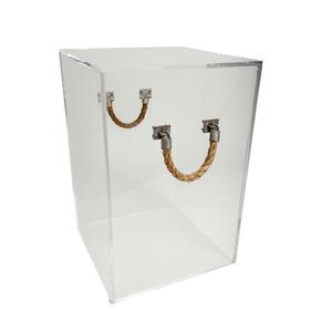 Bella Tall Side Table with Rope by Jamie Dietrich