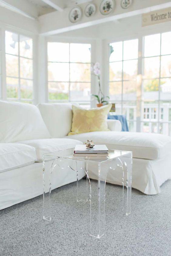 Jamie Dietrich Ori Side Acrylic Table