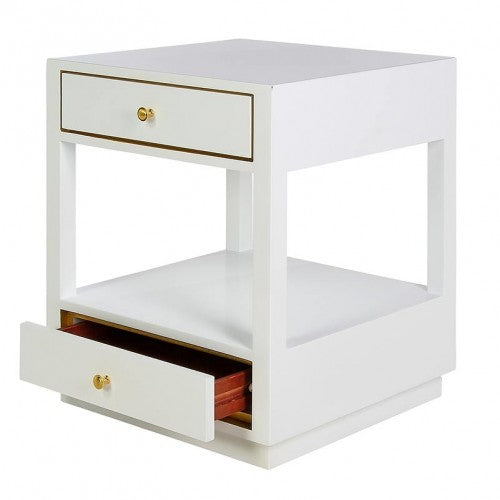 Jassie 2 Drawers Side Table by Ellahome