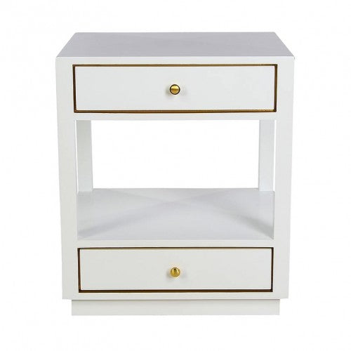 Jassie 2 Drawers Side Table by Ellahome
