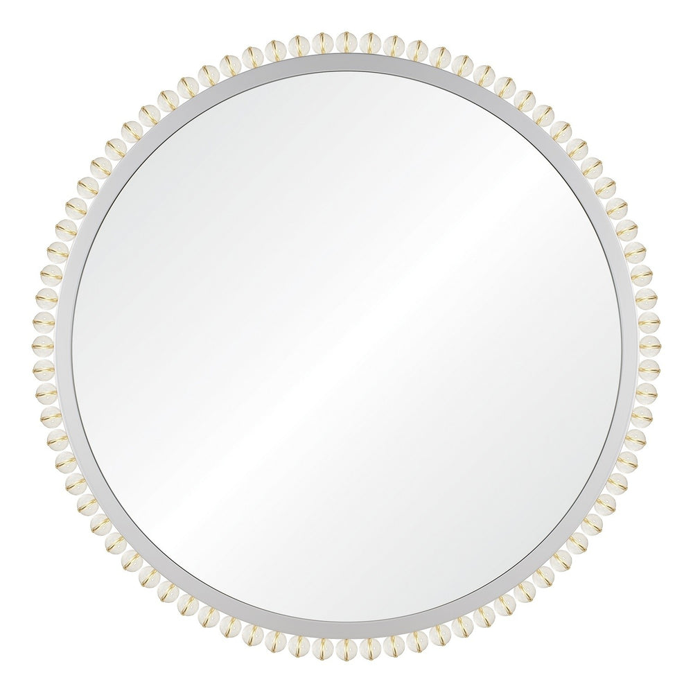 Jamie Drake for Mirror Home Davel Round Acrylic Wall Mirror