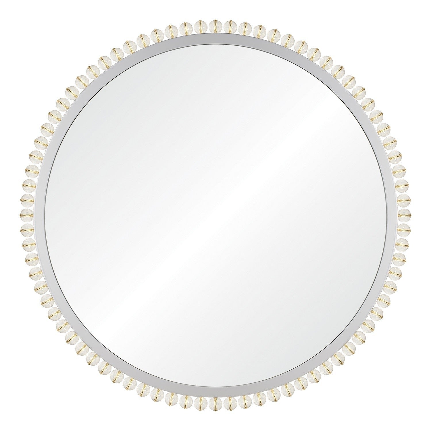 Jamie Drake for Mirror Home Davel Round Acrylic Wall Mirror