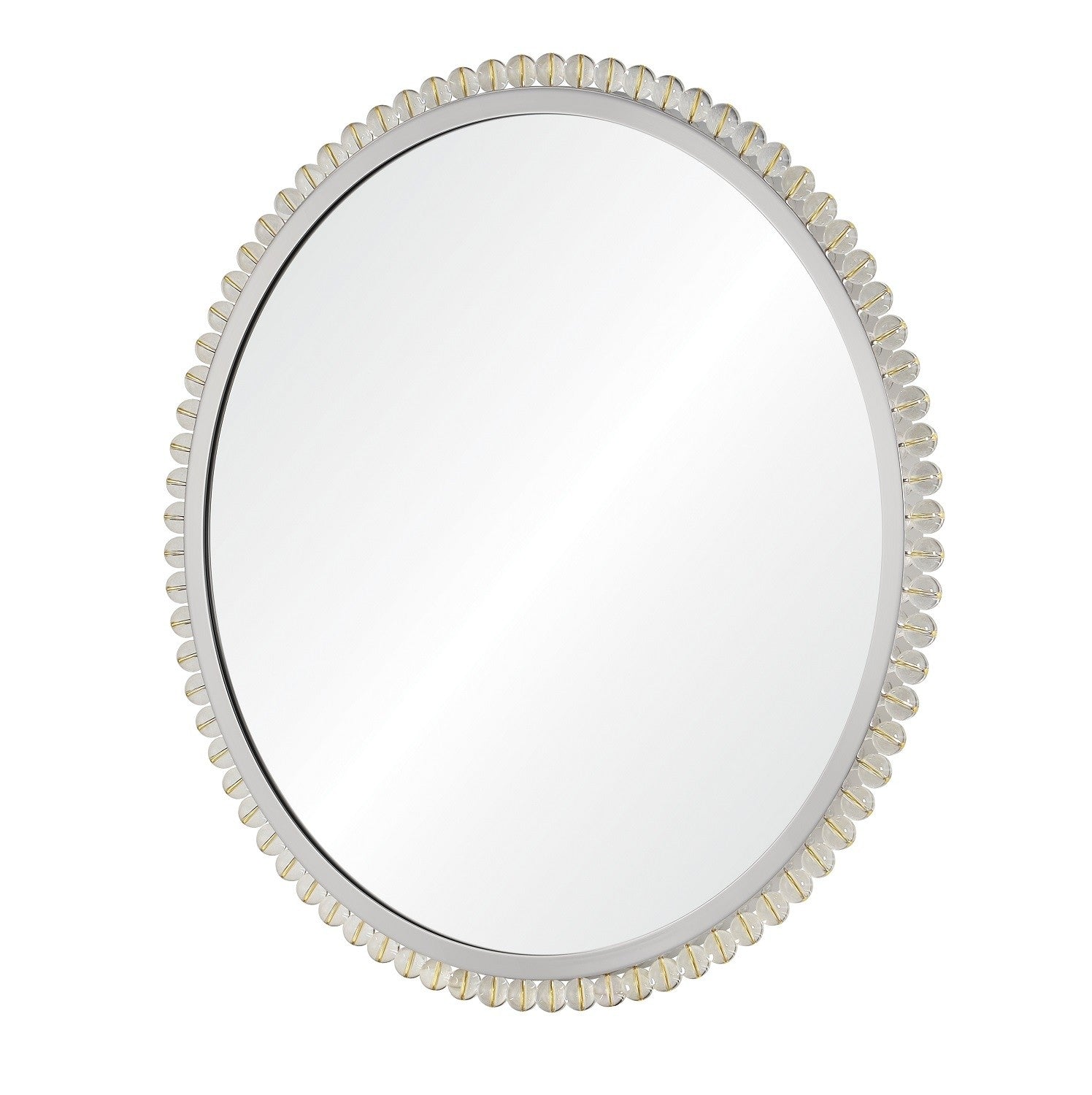 Jamie Drake for Mirror Home Davel Round Acrylic Wall Mirror