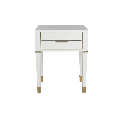 Kayce 2 Drawers Side Table by Ellahome