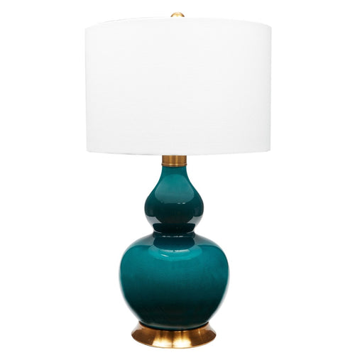 Emerald Green Table Lamp by Old World Designs