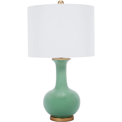 Sylvie Green Ceramic Lamp by Old World Designs