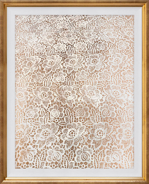Natural Curiosities Lace Pattern Gold, 2 Art