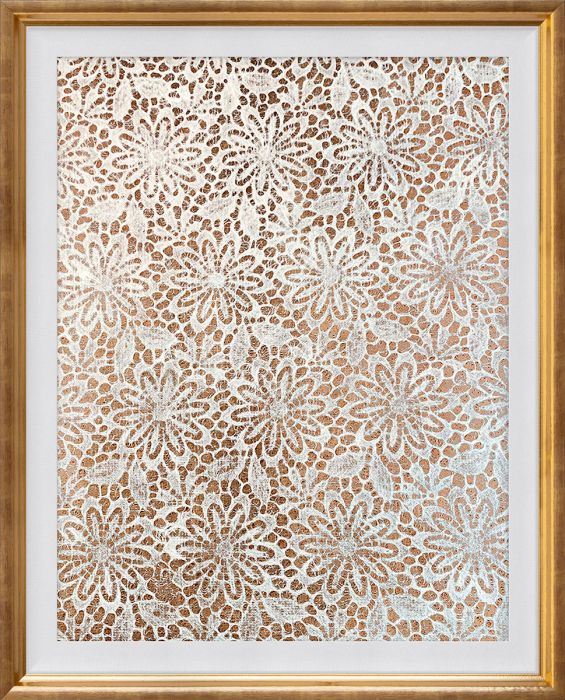 Natural Curiosities Lace Pattern Gold, 2 Art