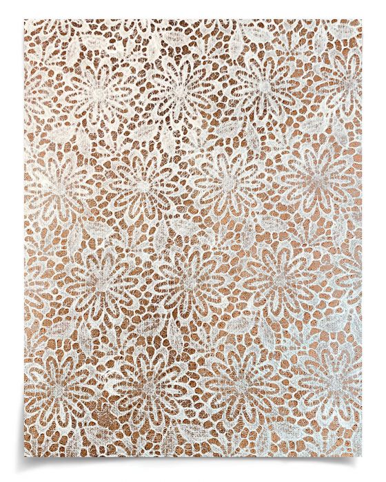 Natural Curiosities Lace Pattern Gold, 2 Art