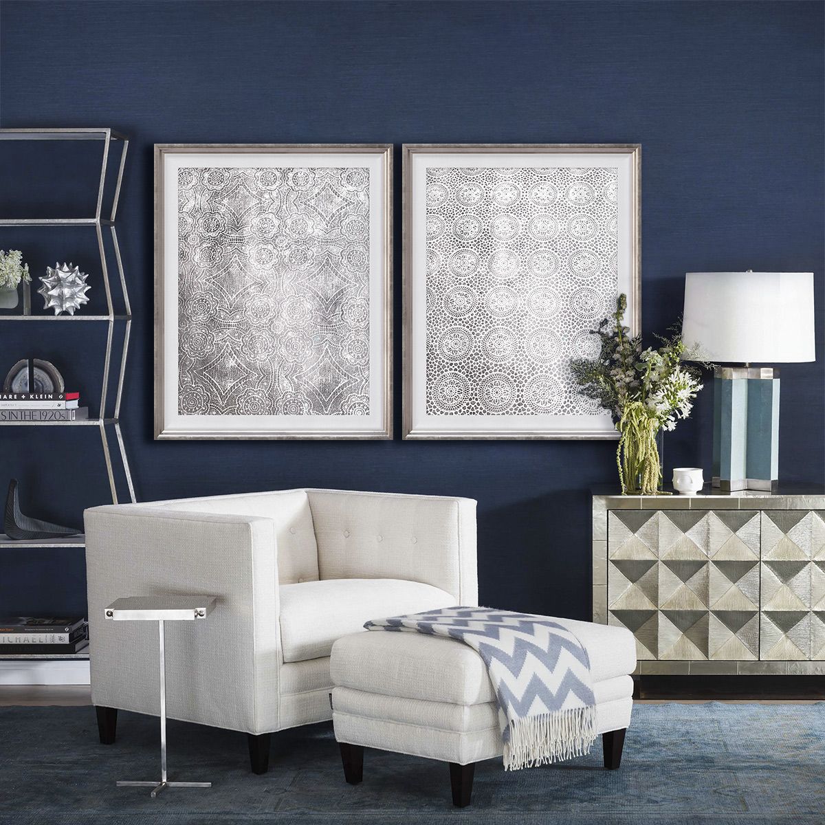 Natural Curiosities Art Lace Pattern Silver, 1