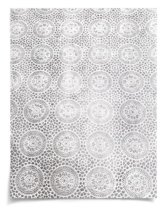 Natural Curiosities Art Lace Pattern Silver Art, 2