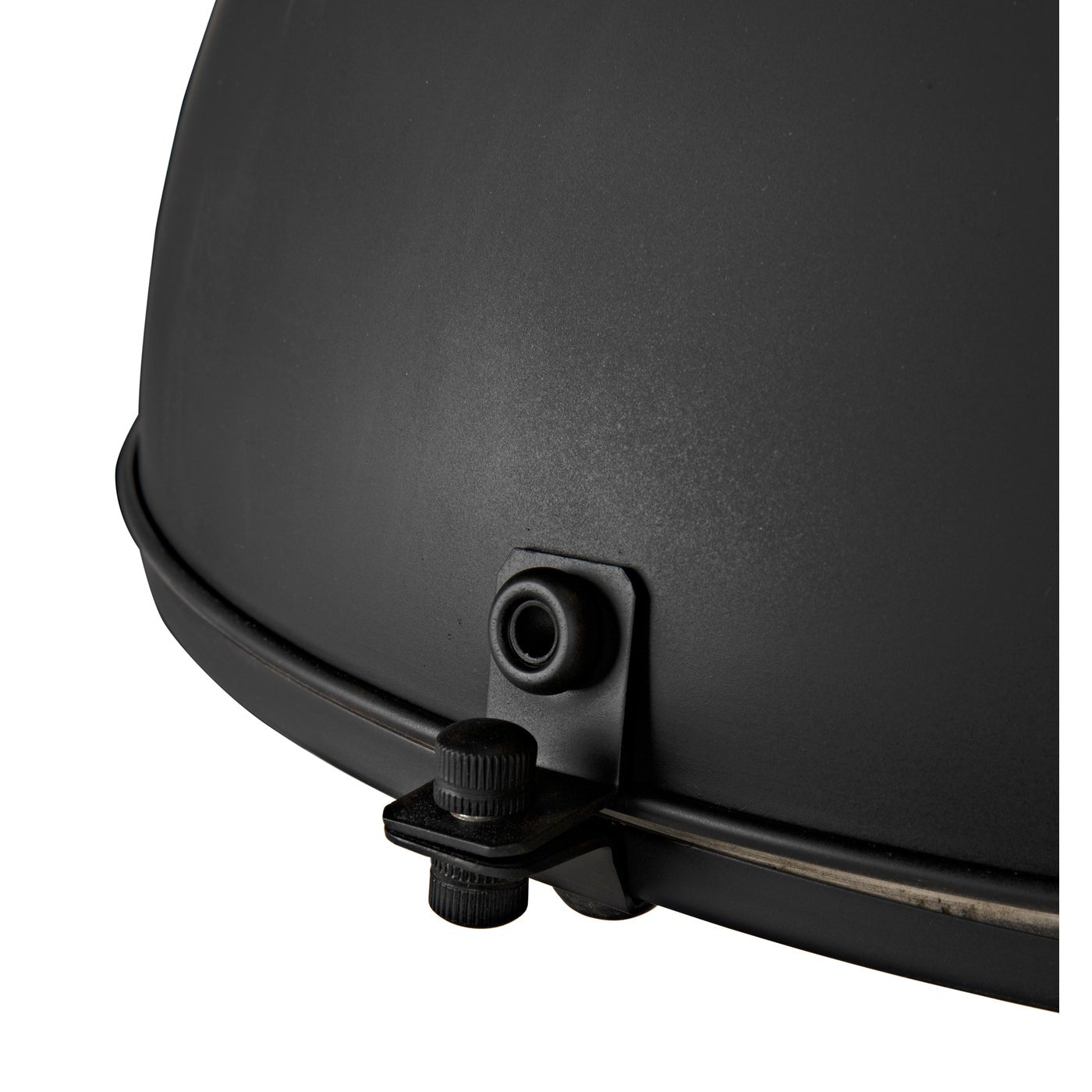 Noir Metal Marine Fixture Pendant, Black Steel