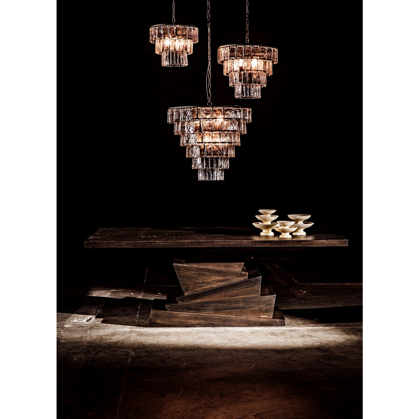 Noir Carnegie Chandelier