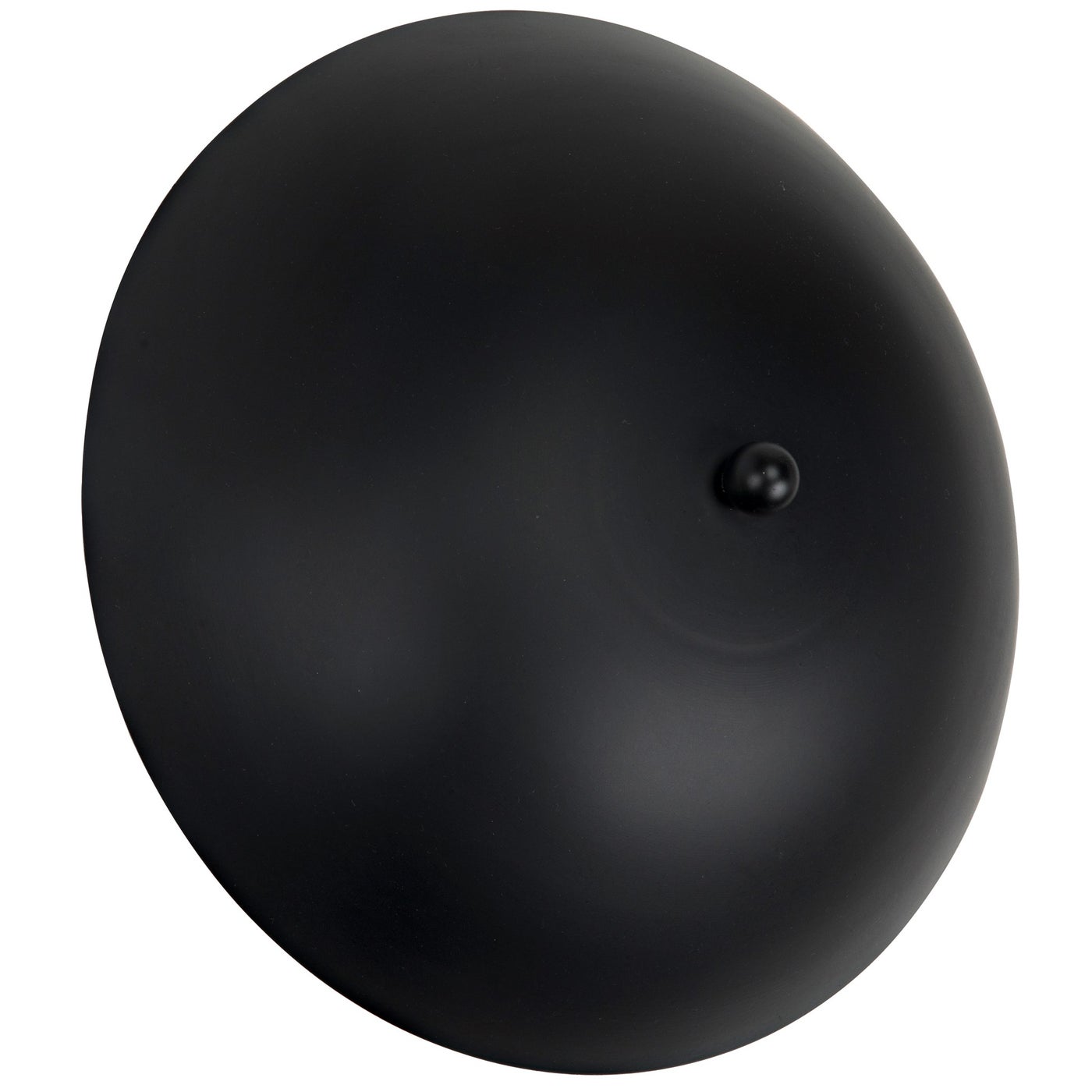 Noir Shadow Sconce, Black Steel