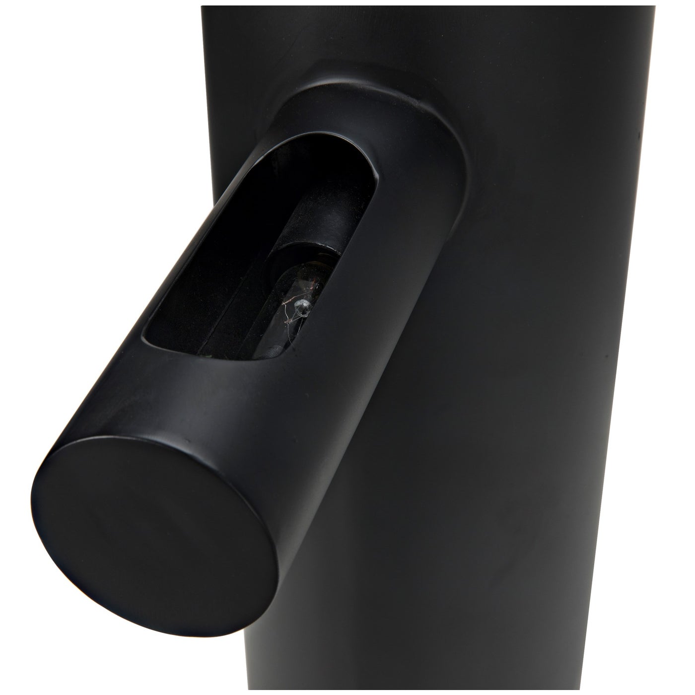 Noir Statera Lamp, Black Steel