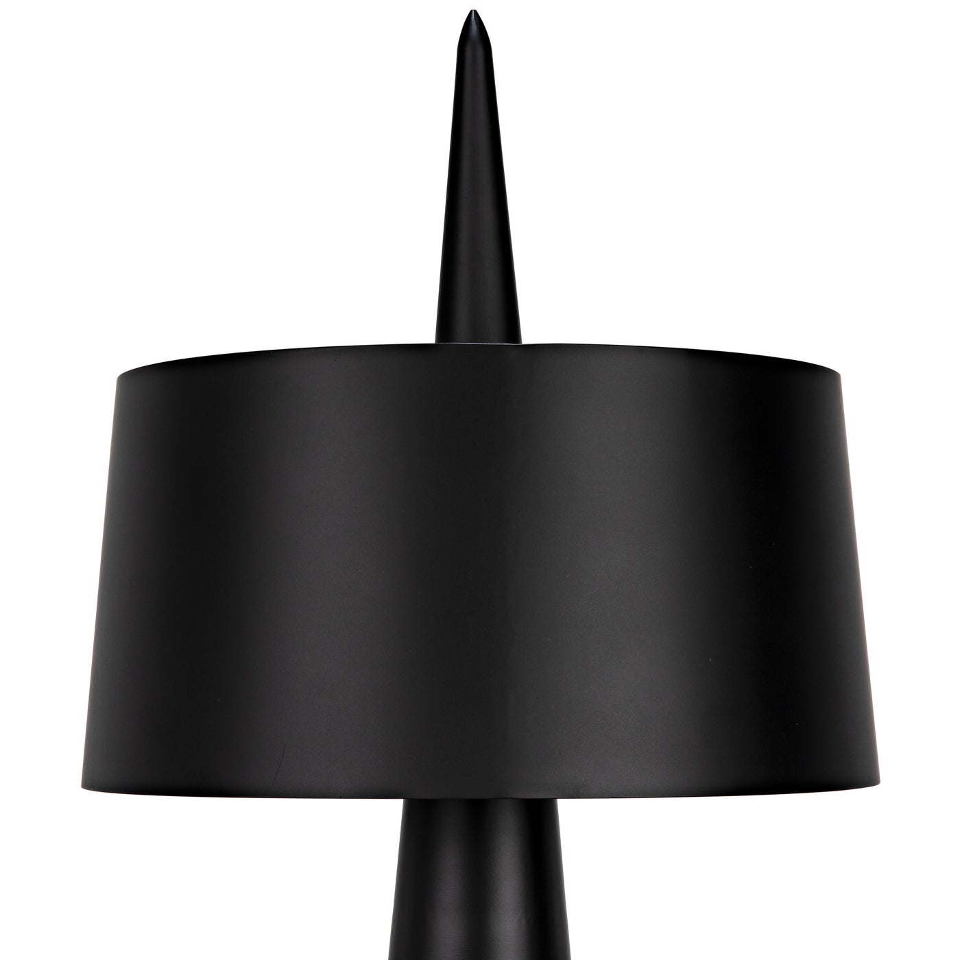 Noir Moray Floor Lamp, Black Steel