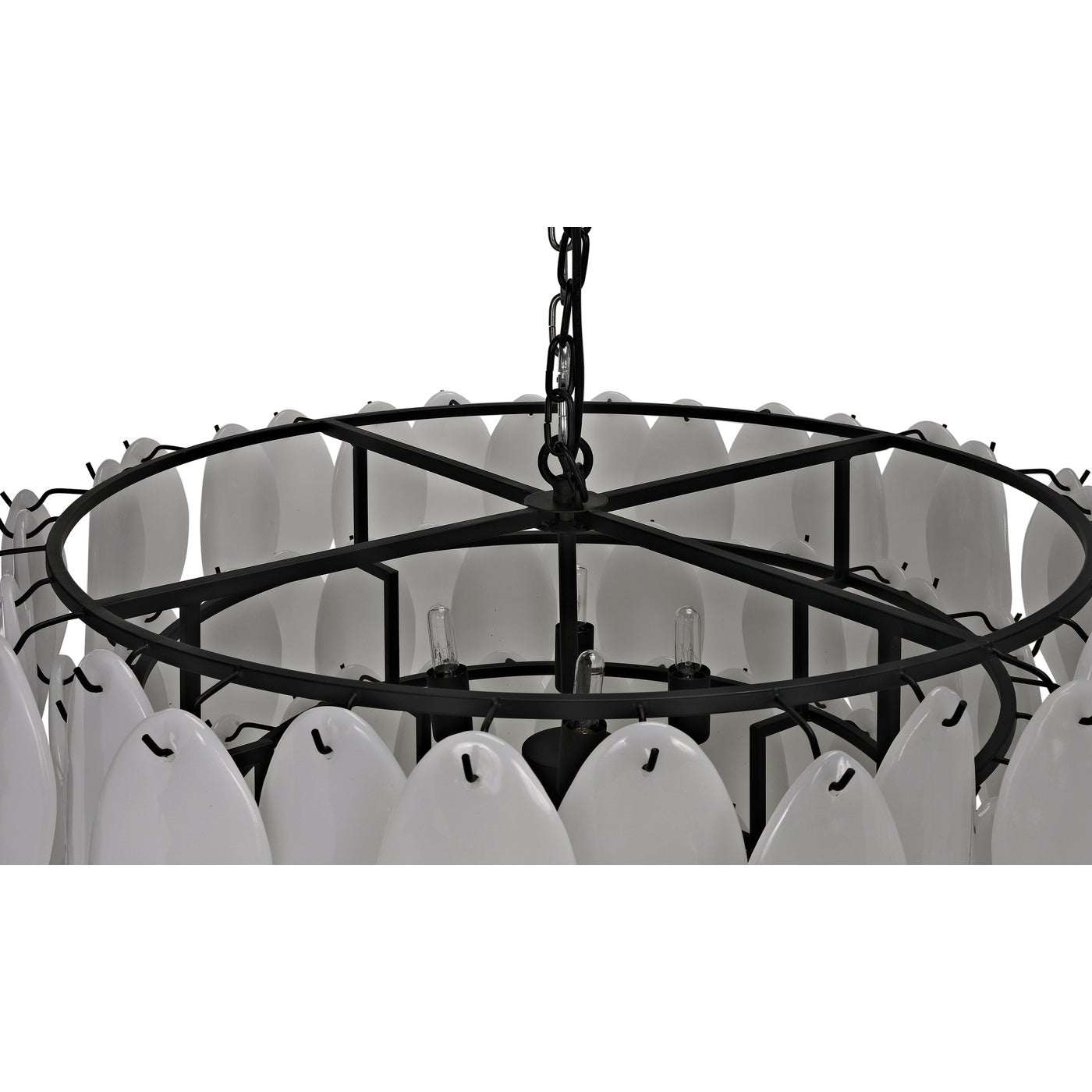Noir Lotus Chandelier