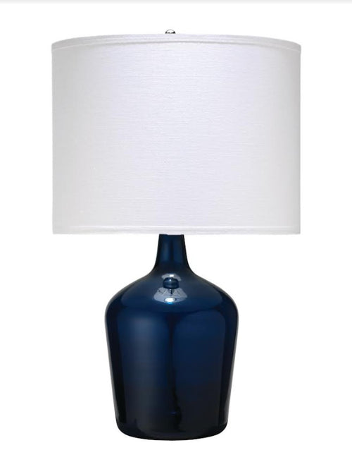 Jamie Young Plum Jar Table Lamp, Medium In Navy Blue