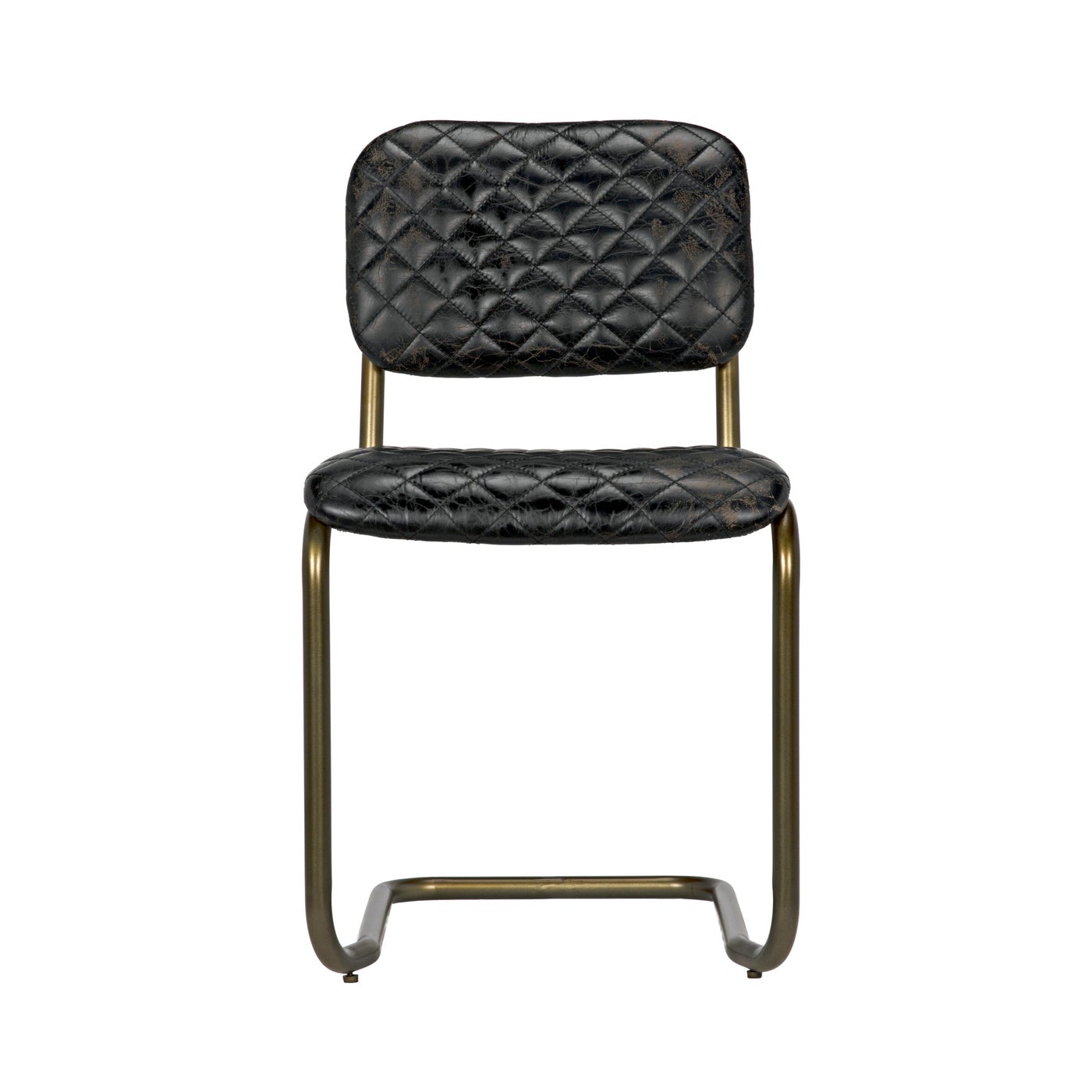 Noir 0037 Dining Chair, Steel And Leather