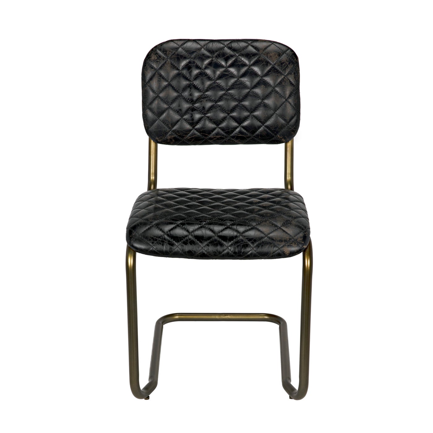 Noir 0037 Dining Chair, Steel And Leather