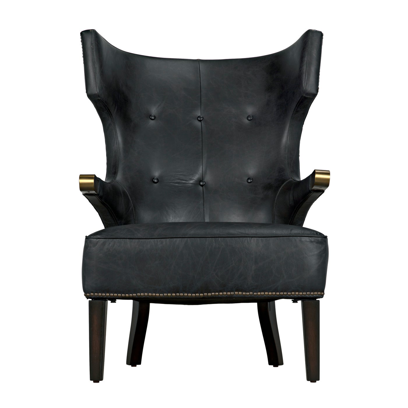 Noir Heracles Chair, Leather