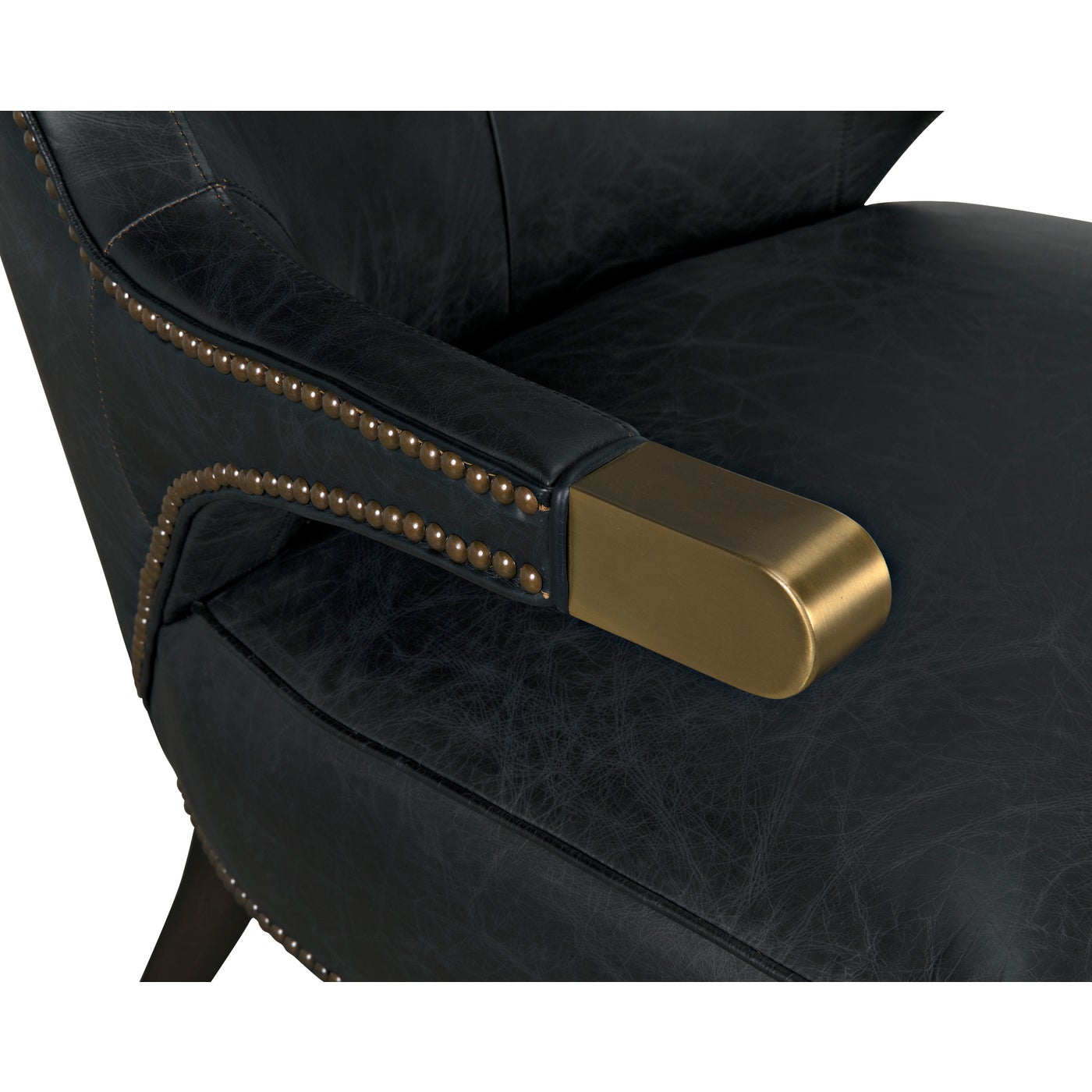 Noir Heracles Chair, Leather