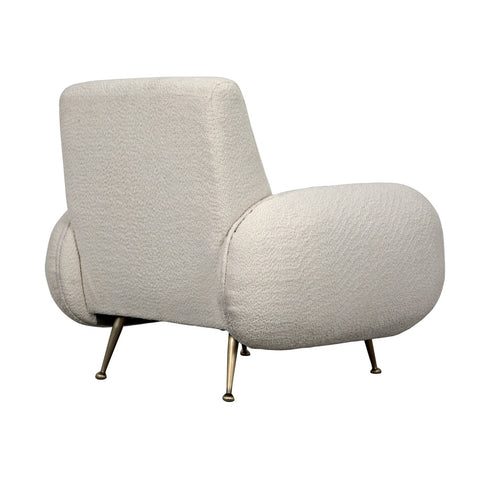 Noir Hera Chair, Boucle Fabric