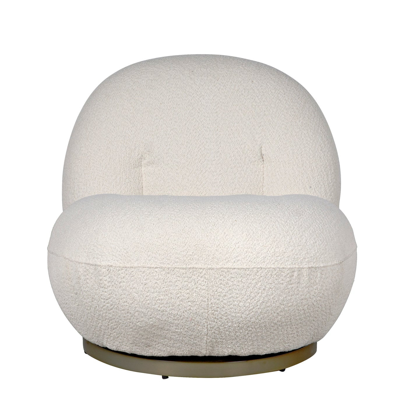 Noir Artemis Chair, Boucle Fabric