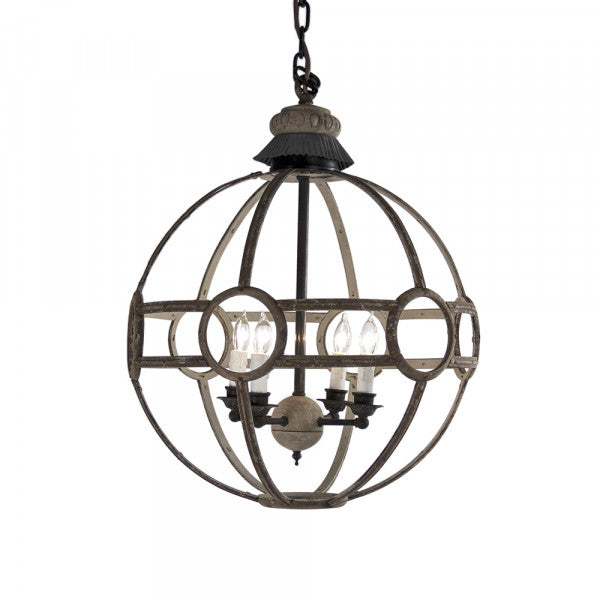 Zentique Luca Hanging Light Distressed