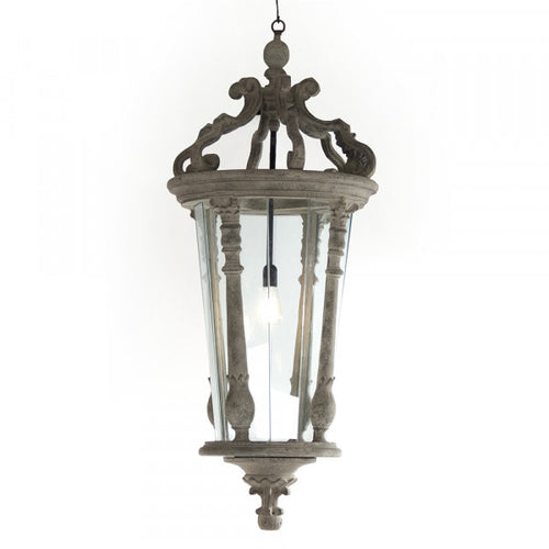 Zentique Fay Hanging Light Distressed Grey