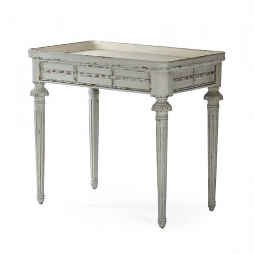 Zentique Macon Side Table Distressed Grey