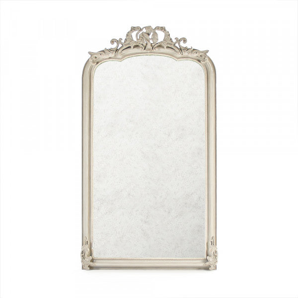 Zentique Bogart Mirror Weathered Off White