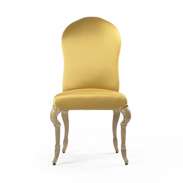 Zentique Chane Chair Yellow Silk