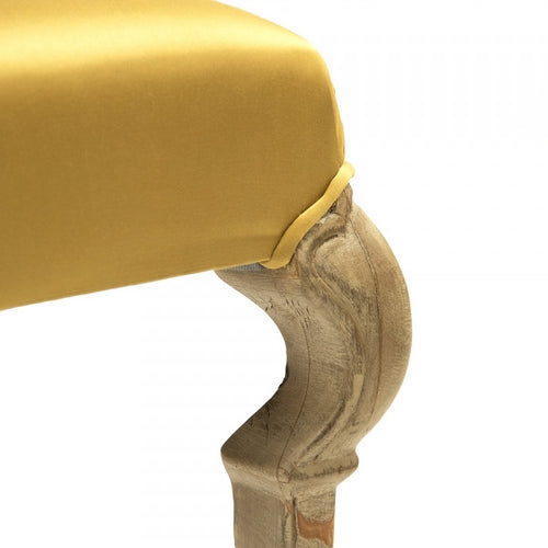 Zentique Chane Chair Yellow Silk