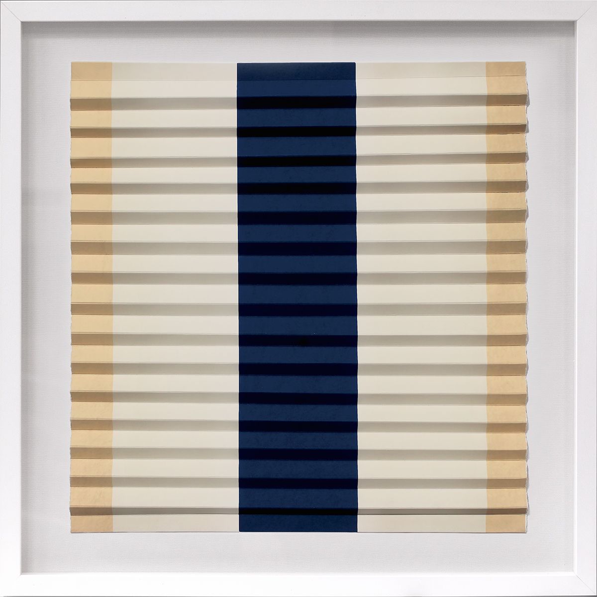 Natural Curiosities Linear Folded Dreams 4, Blue