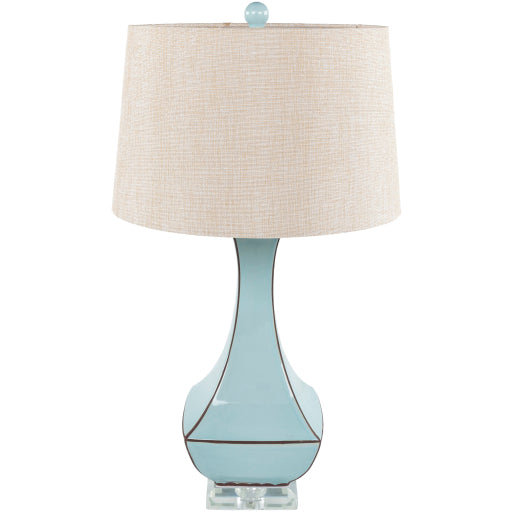 Surya Belhaven Table Lamp in Pale Blue