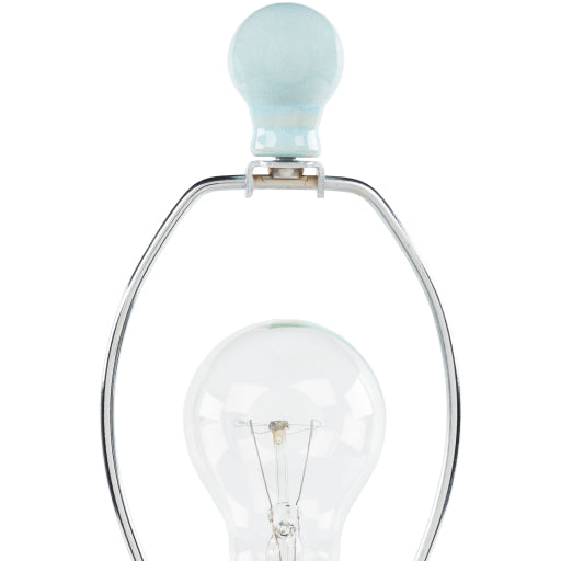 Surya Belhaven Table Lamp in Pale Blue