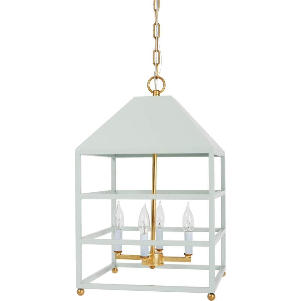 Redondo Mint  Blue Chandelier by Old World Design