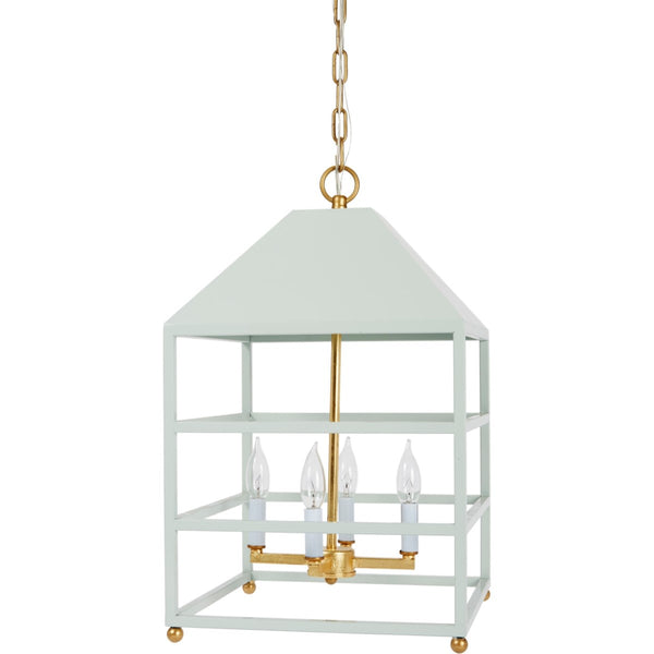 Redondo Mint  Blue Chandelier by Old World Design