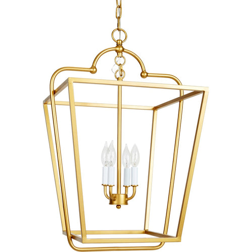 Eleanor Transitional Gold Lantern by Old World Design